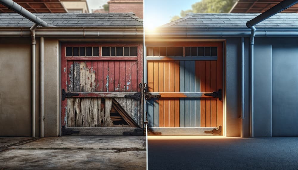 Garage door work in Ludlow