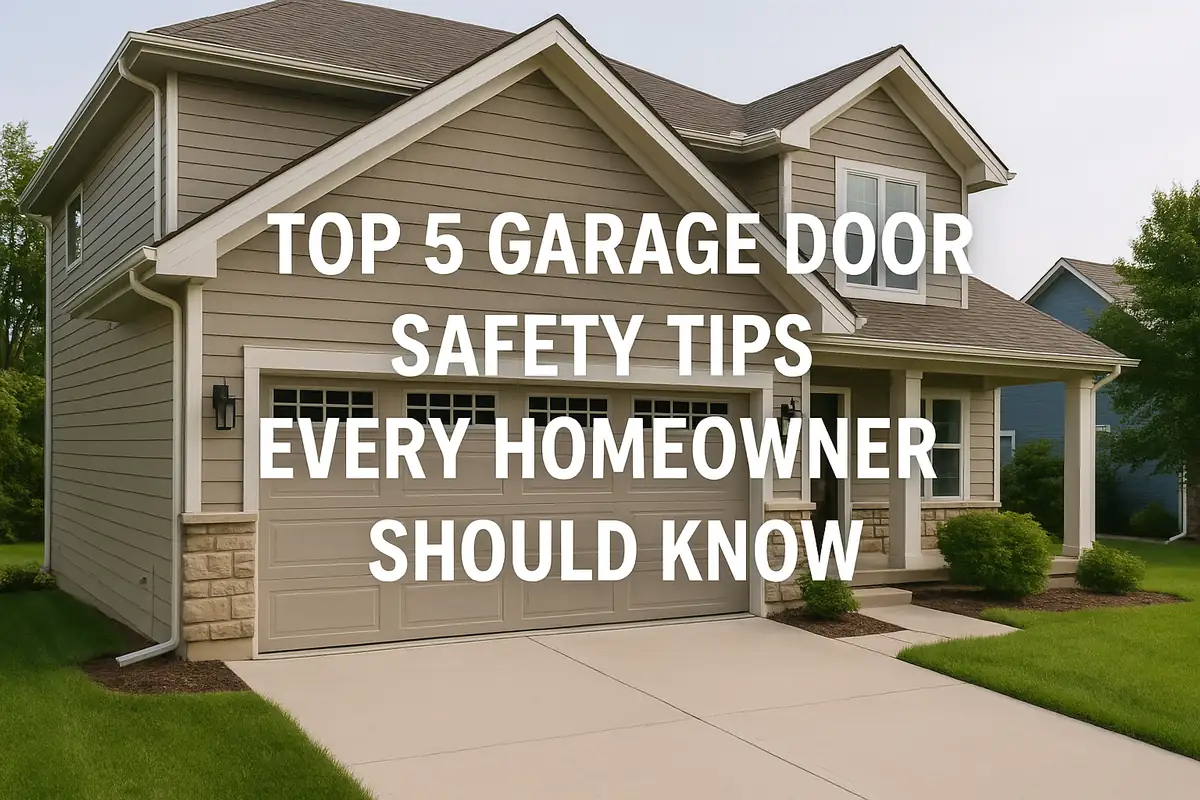 Top 5 Garage Door Safety Tips Every Homeowner Should Know