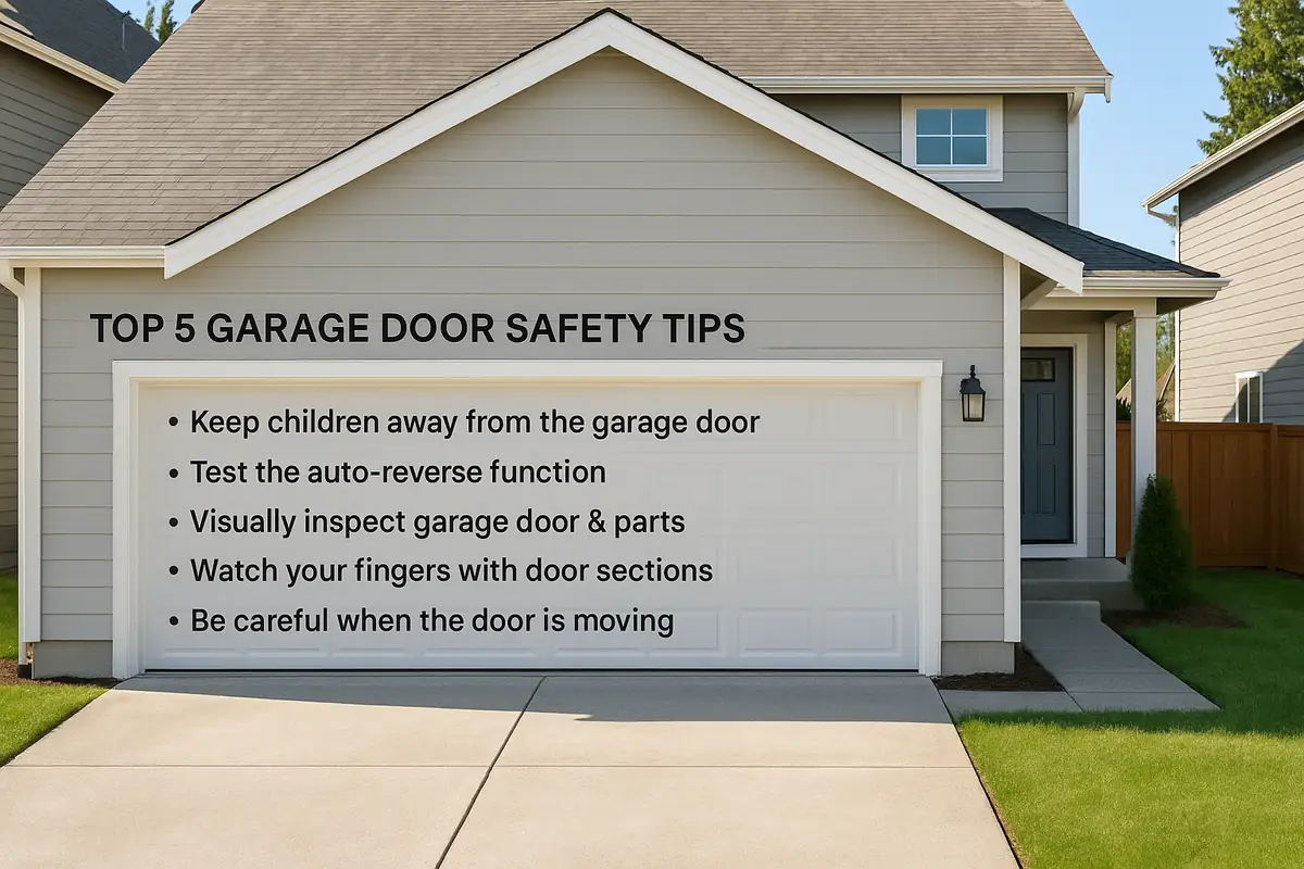 Top 5 Garage Door Safety Tips Every Homeowner Should Know | AAA Garage Door Repair Of Holyoke