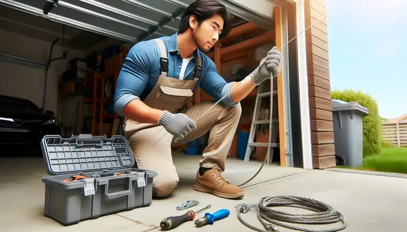 Garage Door Cable Repair in Monson
