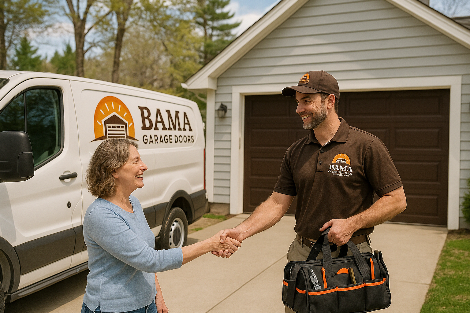 Garage door services in Bondsville, MA