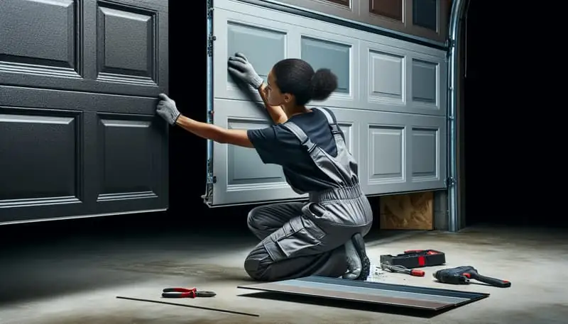 Garage Door Panel Replacement — Hadley