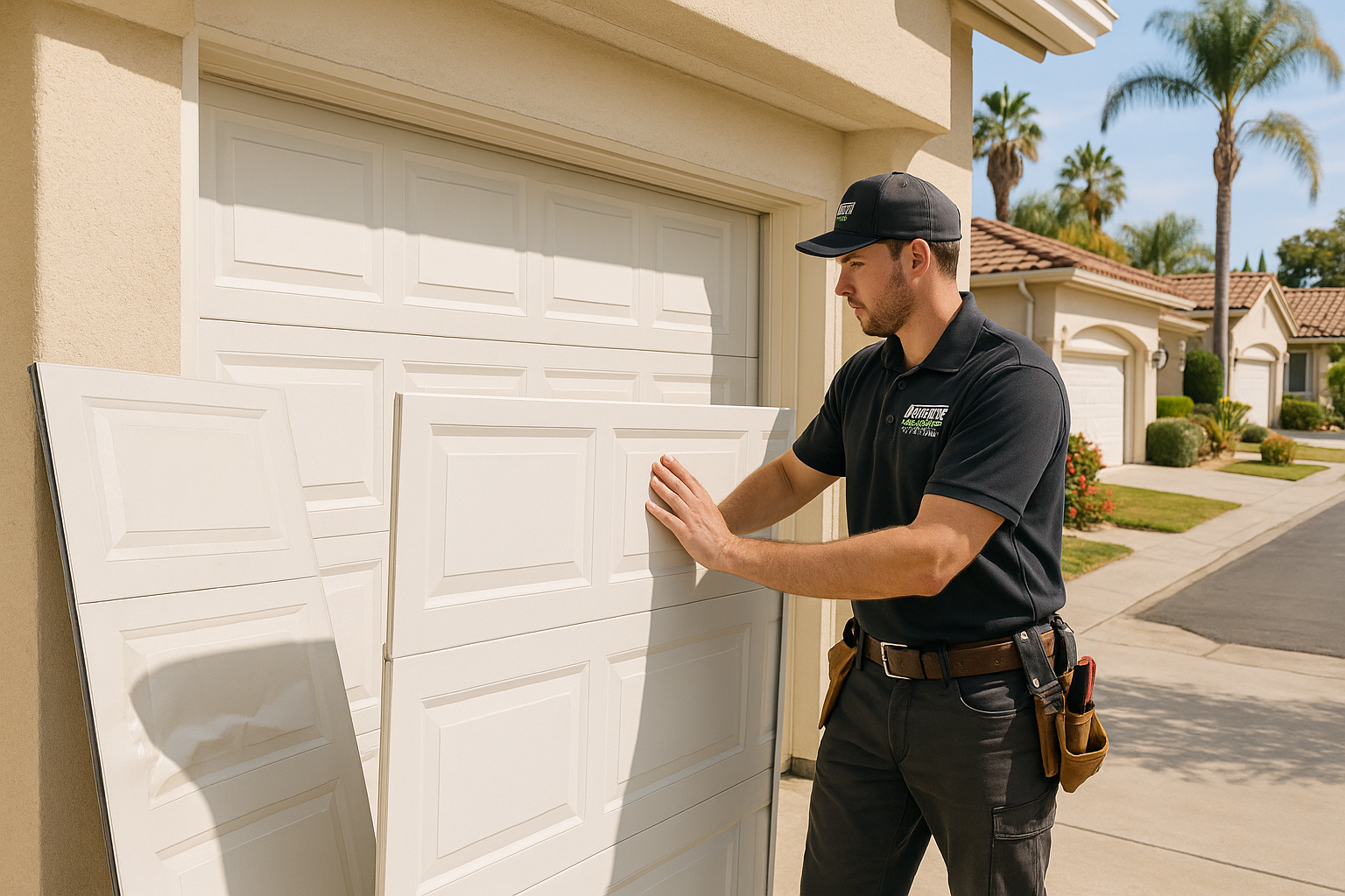 Garage Door Panel Replacement service in Bondsville