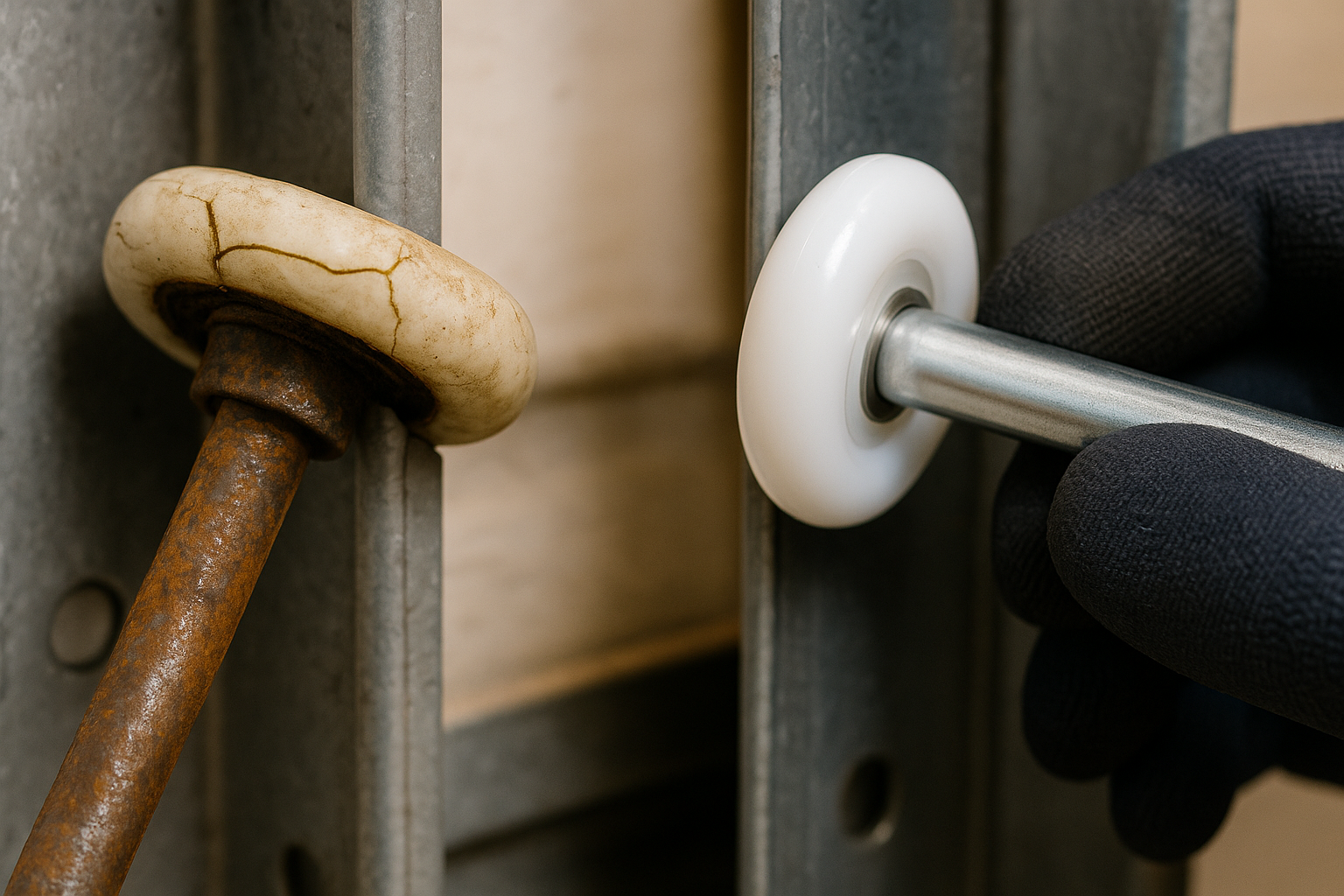 Garage Door Roller Replacement service in Suffield