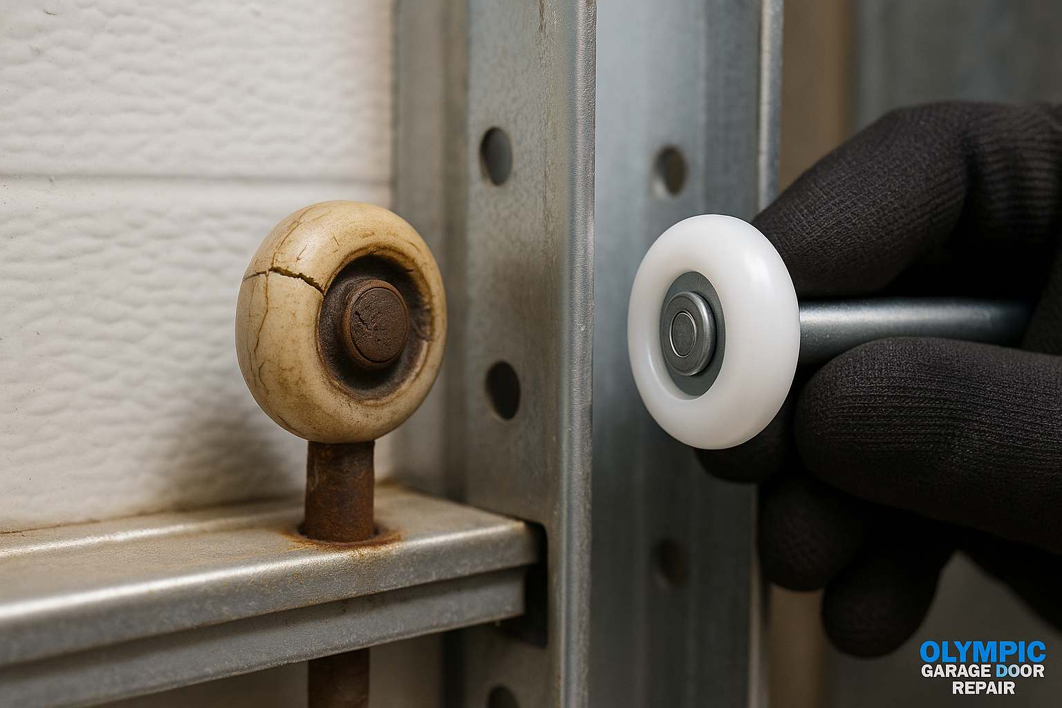 Garage Door Roller Replacement service in Gilbertville