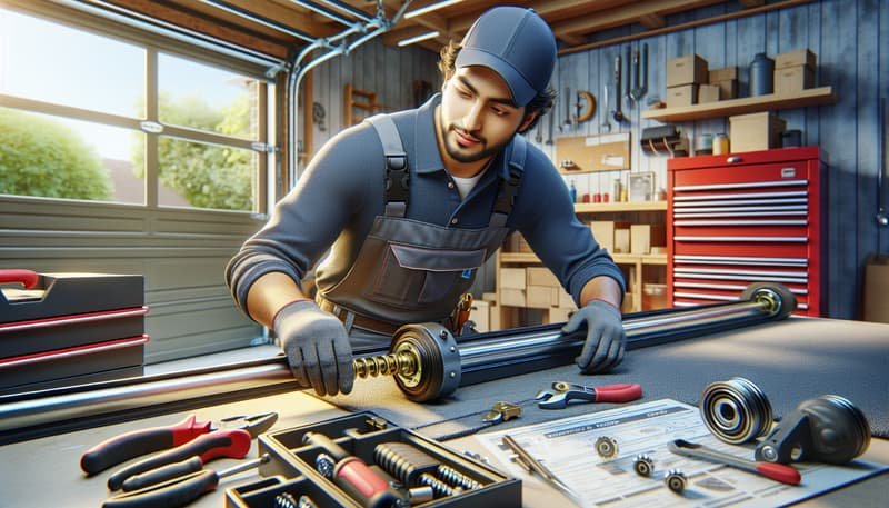 Garage Door Roller Replacement service in Suffield