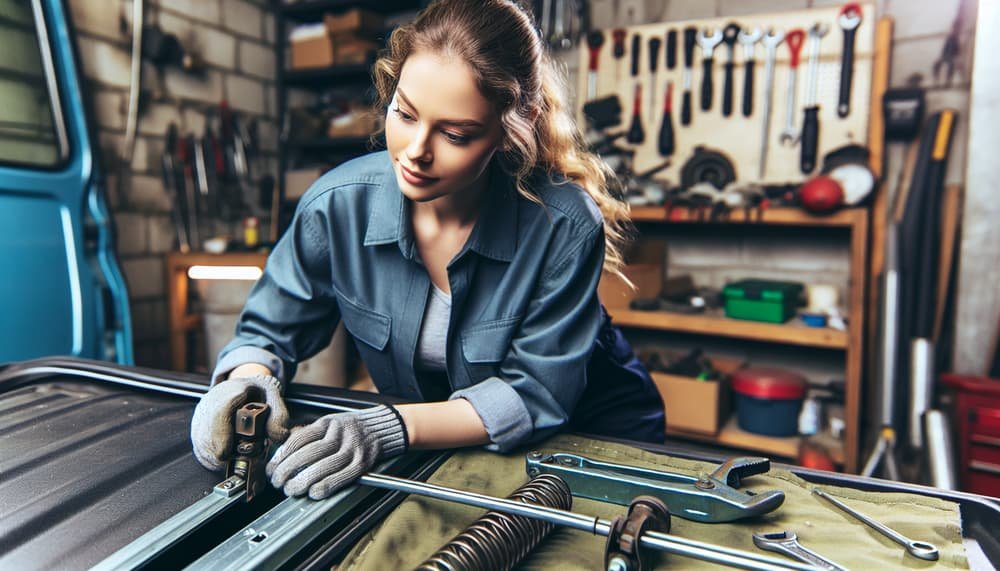 Garage door work in Shaker Pines